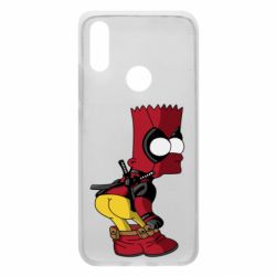 Чехол для Xiaomi Redmi 7 Simpson Kiss my Ass Deadpool - PrintSalon