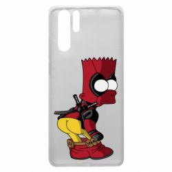 Чехол для Huawei P30 Pro Simpson Kiss my Ass Deadpool - PrintSalon