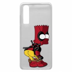 Чехол для Huawei P30 Simpson Kiss my Ass Deadpool - PrintSalon