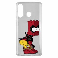 Чехол для Samsung M40 Simpson Kiss my Ass Deadpool - PrintSalon