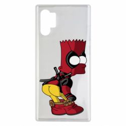 Чехол для Samsung Note 10 Plus Simpson Kiss my Ass Deadpool - PrintSalon