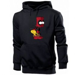 Мужское худи Simpson Kiss my Ass Deadpool - PrintSalon