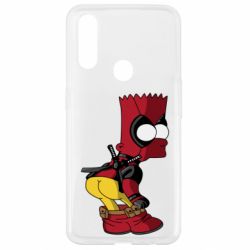 Чехол для Oppo A31 Simpson Kiss my Ass Deadpool - PrintSalon