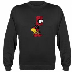 Cвитшот Simpson Kiss my Ass Deadpool - PrintSalon