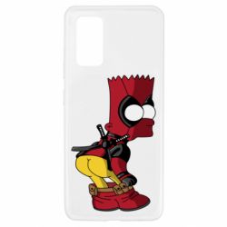Чехол для Samsung A32 4G Simpson Kiss my Ass Deadpool - PrintSalon