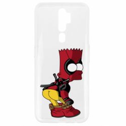 Чехол для Oppo A5/A9 2020 Simpson Kiss my Ass Deadpool