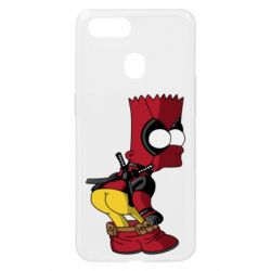 Чехол для Oppo A5s/A12 Simpson Kiss my Ass Deadpool - PrintSalon