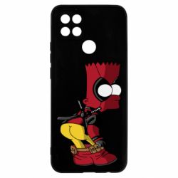 Чехол для Oppo A15s/A15 Simpson Kiss my Ass Deadpool
