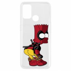 Чехол для Oppo A53/A32/A33 Simpson Kiss my Ass Deadpool