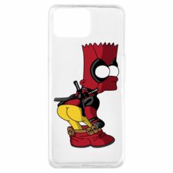 Чехол для Oppo A73 Simpson Kiss my Ass Deadpool - PrintSalon