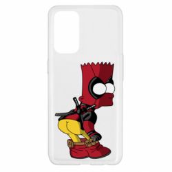 Чехол для Oppo Reno 5 4G Simpson Kiss my Ass Deadpool - PrintSalon