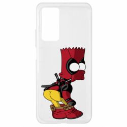 Чехол для Xiaomi Mi 10T/10T Pro Simpson Kiss my Ass Deadpool - PrintSalon