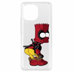 Чехол для Xiaomi Mi11 Simpson Kiss my Ass Deadpool - PrintSalon