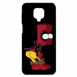 Чехол для Xiaomi Redmi Note 9S/9Pro/9Pro Max Simpson Kiss my Ass Deadpool - PrintSalon
