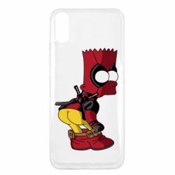 Чехол для Xiaomi Redmi 9a Simpson Kiss my Ass Deadpool - PrintSalon