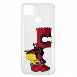 Чехол для Xiaomi Redmi 9c Simpson Kiss my Ass Deadpool - PrintSalon
