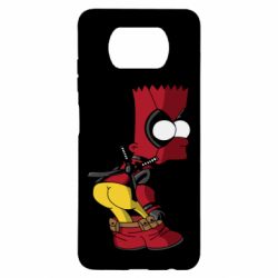 Чехол для Xiaomi Poco X3 Simpson Kiss my Ass Deadpool - PrintSalon