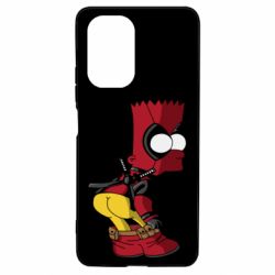 Чехол для Xiaomi Poco F3/K40 Simpson Kiss my Ass Deadpool - PrintSalon