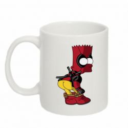 Чашка 320ml Simpson Kiss my Ass Deadpool-PrintSalon Чашка 320ml Simpson Kiss my Ass Deadpool