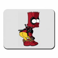 Коврик для мыши Simpson Kiss my Ass Deadpool - PrintSalon