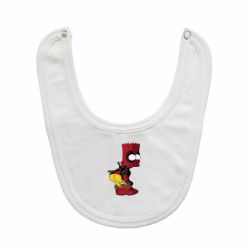 Слюнявчик  Simpson Kiss my Ass Deadpool - PrintSalon