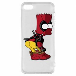 Чехол для iPhone5/5S/SE Simpson Kiss my Ass Deadpool - PrintSalon