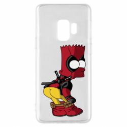 Чехол для Samsung S9 Simpson Kiss my Ass Deadpool-PrintSalon Чехол для Samsung S9 Simpson Kiss my Ass Deadpool