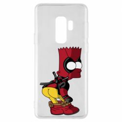 Чехол для Samsung S9+ Simpson Kiss my Ass Deadpool - PrintSalon