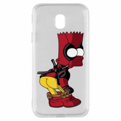 Чехол для Samsung J3 2017 Simpson Kiss my Ass Deadpool - PrintSalon