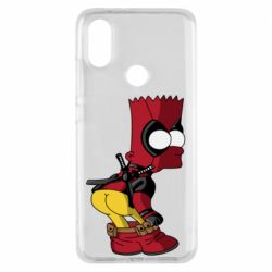Чехол для Xiaomi Mi A2 Simpson Kiss my Ass Deadpool - PrintSalon