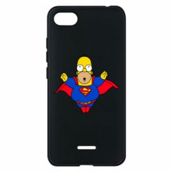 Чехол для Xiaomi Redmi 6A Simpson superman - PrintSalon
