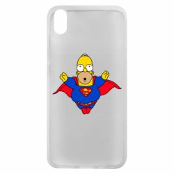 Чехол для Xiaomi Redmi 7A Simpson superman - PrintSalon
