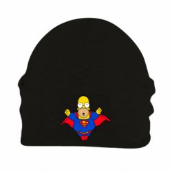 Шапка флисовая Simpson superman - PrintSalon