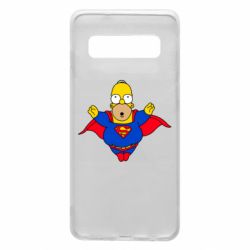 Чехол для Samsung S10 Simpson superman - PrintSalon