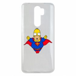 Чехол для Xiaomi Redmi Note 8 Pro Simpson superman - PrintSalon
