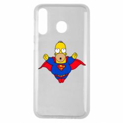 Чехол для Samsung M30 Simpson superman - PrintSalon