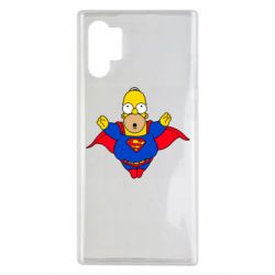 Чехол для Samsung Note 10 Plus Simpson superman - PrintSalon