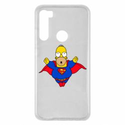 Чехол для Xiaomi Redmi Note 8 Simpson superman - PrintSalon