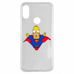 Чехол для Xiaomi Redmi Note 7 Simpson superman - PrintSalon