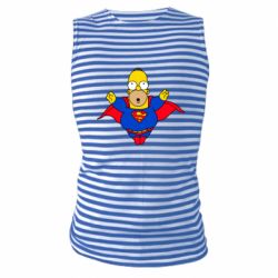 Майка-тельняшка Simpson superman - PrintSalon