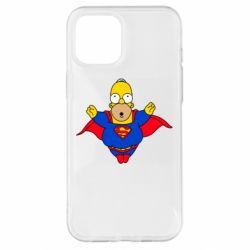 Чехол для iPhone 12 Pro Max Simpson superman - PrintSalon