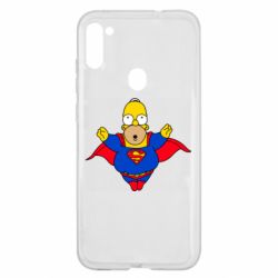 Чехол для Samsung A11/M11 Simpson superman - PrintSalon