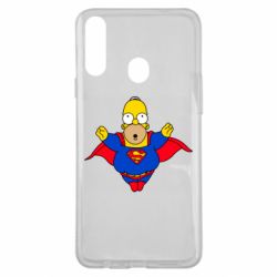 Чехол для Samsung A20s Simpson superman - PrintSalon