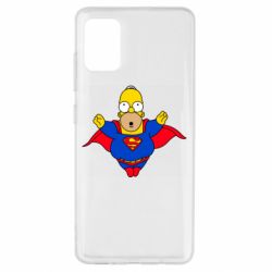 Чехол для Samsung A51 Simpson superman - PrintSalon