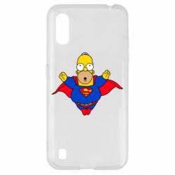 Чехол для Samsung A01/M01 Simpson superman - PrintSalon