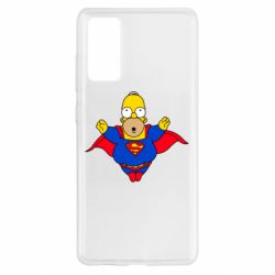 Чехол для Samsung S20 FE Simpson superman - PrintSalon