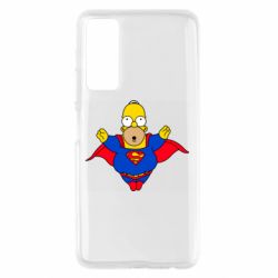 Чехол для Huawei P Smart 2021 Simpson superman - PrintSalon