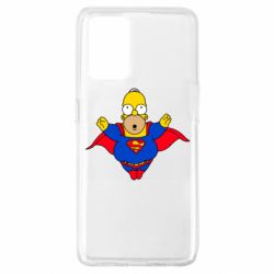 Чехол для Oppo A74 4G Simpson superman - PrintSalon