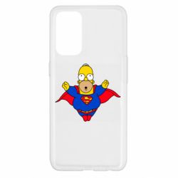 Чехол для Oppo Reno 5 4G Simpson superman - PrintSalon