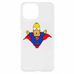 Чехол для Xiaomi Mi11 Lite Simpson superman - PrintSalon
